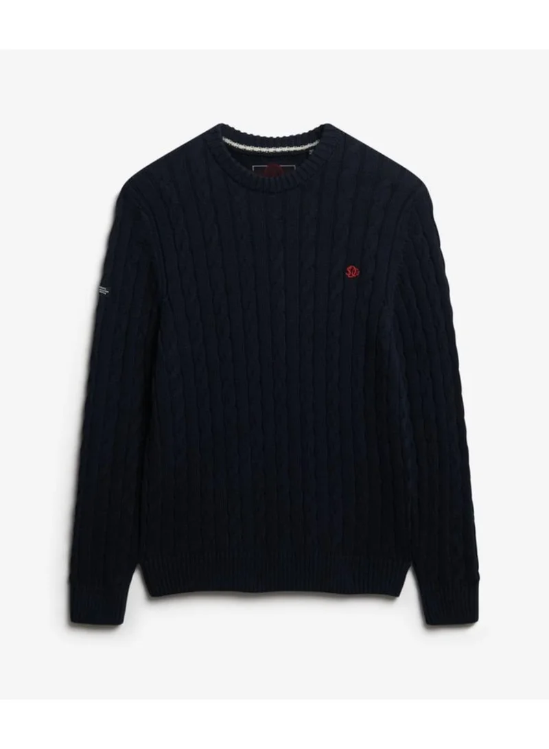 Superdry  Cotton Cable Knit Crew for Men | Best Price UAE