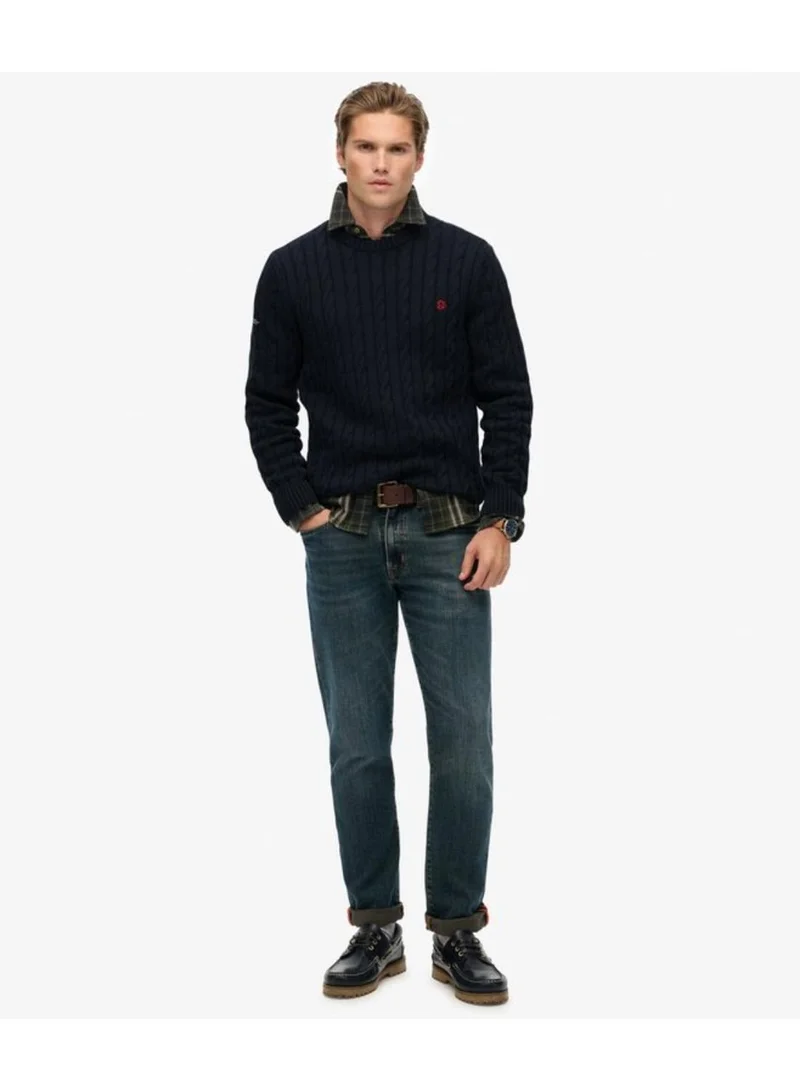 Superdry  Cotton Cable Knit Crew for Men | Best Price UAE