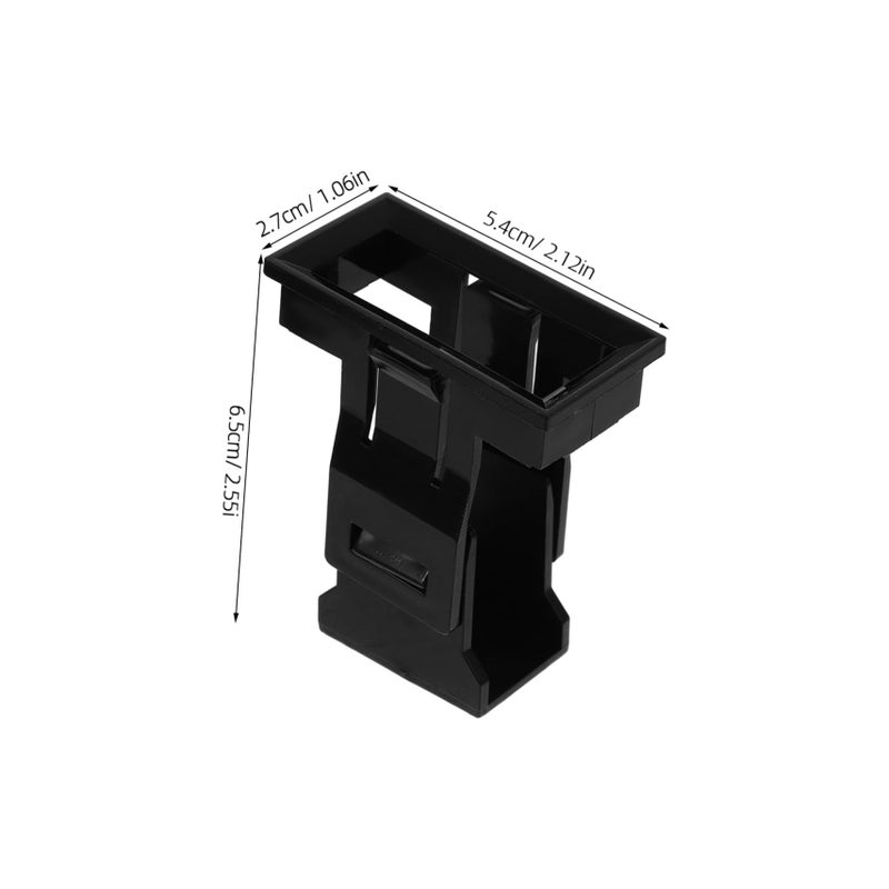 10Pcs Plastic Concealed Circuit Breaker Bracket MCB Mounting Frame Easy Installation Secure Fixation - Image 3