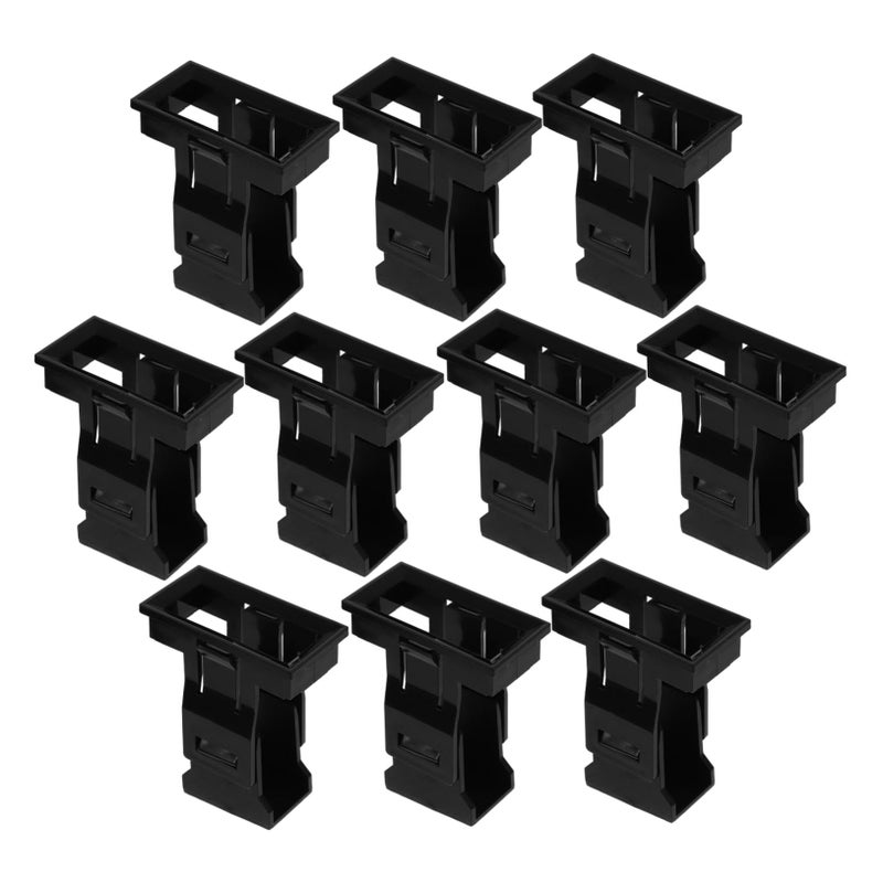 10Pcs Plastic Concealed Circuit Breaker Bracket MCB Mounting Frame Easy Installation Secure Fixation - Image 2
