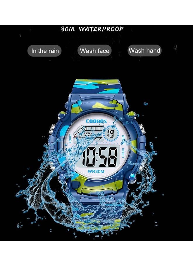 Coobos - Kids Water Resistant Rubber Digital Watch - Image 1