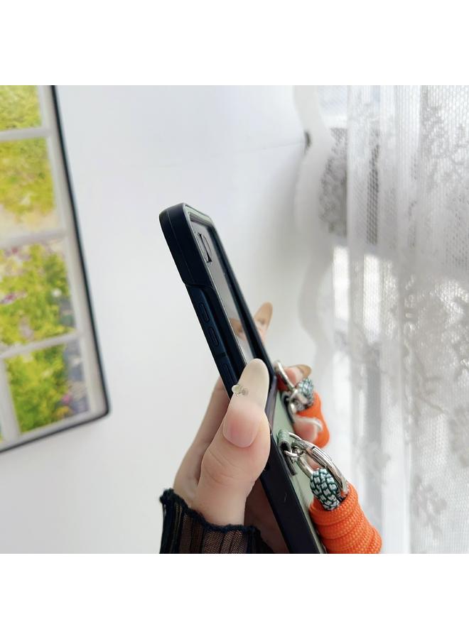 إيروريكس جراب لهاتف Motorola Razr 50 Ultra مصنوع من نسيج منسوج مع حبل ملون - Image 4