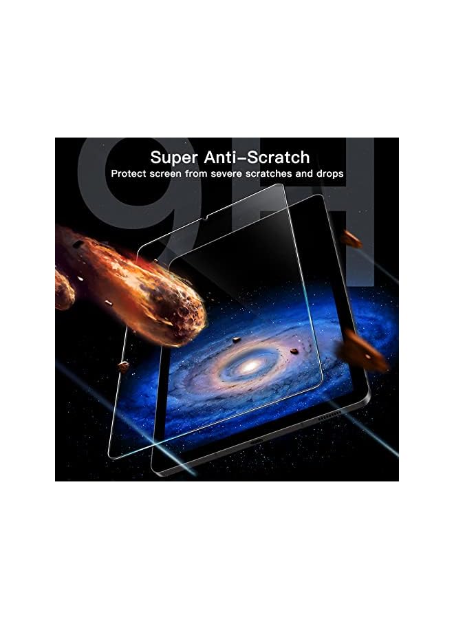 JETech Screen Protector for Samsung Galaxy Tab S6 Lite (10.4 Inch, 2022/2020 Model) with Easy Installation Frame, 9H Tempered Glass Film, HD Clear, 2-Pack - Image 5