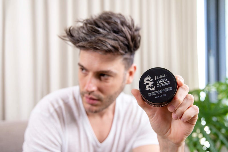 Billy Jealousy Headlock Hair Molding Cream, Hair Styling Cream for Men with Strong All-Day Hold, Natural Matte Finish Styling Agent for All Lengths, 3 Ounce - Image 5