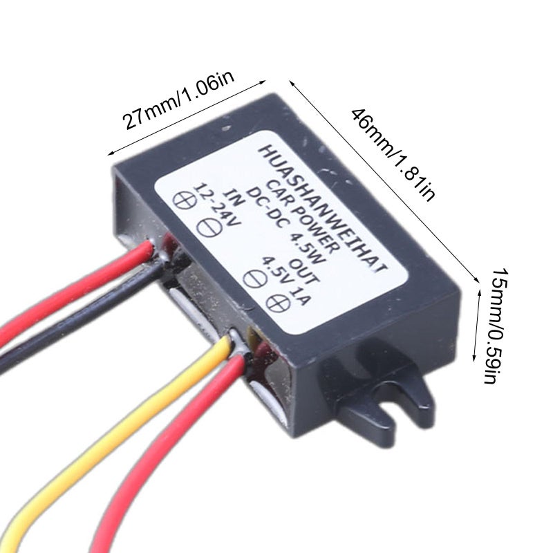 DC DC Buck Converter 12V 24V to 4 5V Step Down Power Supply Module for LED Lights - Image 4