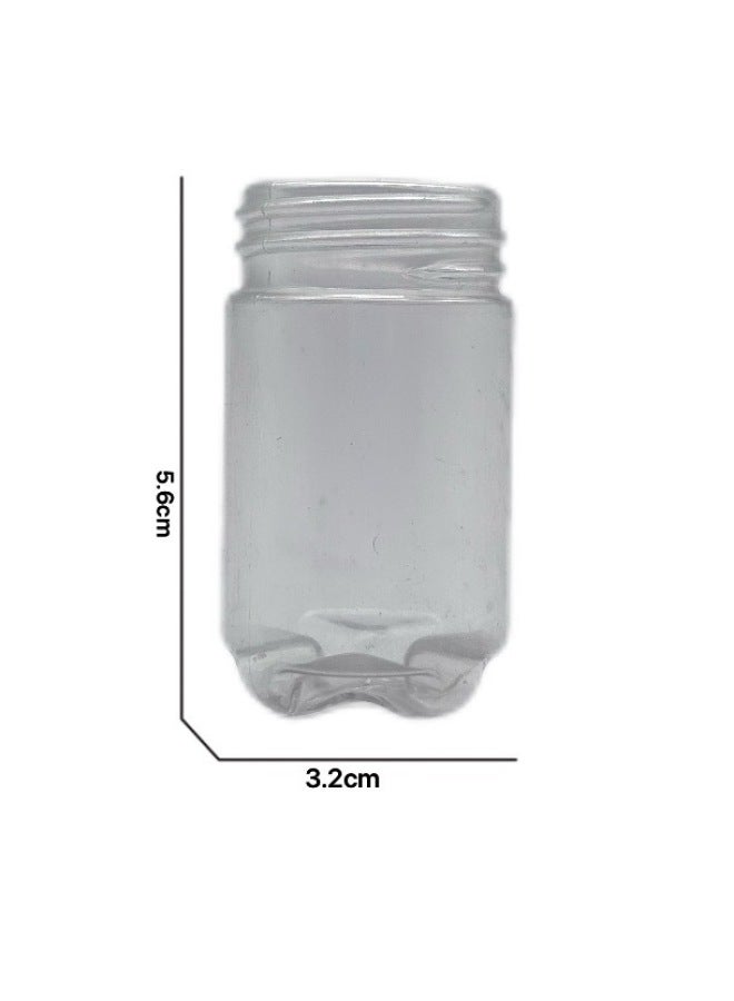 For PVC Ornaments Cylinder View Transparent Bottle Office Ornaments Bottle View Miniature World Breeding Tank Home Ornaments-Color:Pvc Small Product Bubble Bottle - Image 1