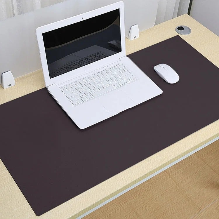 Y&D Premium Multifunction PU Leather Desk Pad - Large Keyboard & Mouse Mat for Office Computer Desk - Classic Business Style - Image 1
