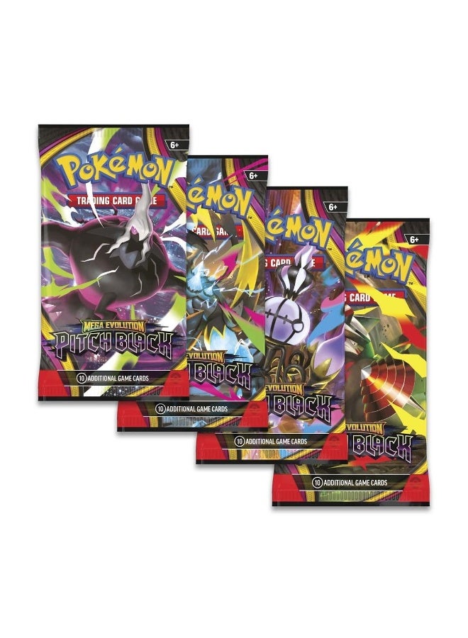 عبوات تعزيز لعبة بطاقات التداول Pokémon TCG (إصدار Mega Evolution - Pitch Black) - عبوة واحدة متنوعة