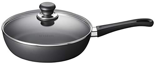 Scanpan Classic 2.75 quarts (10 1/4 inch) Nonstick Saute Pan with Lid – Compatible with Gas and Electric Stovetops, Metal Utensil Safe, Oven Safe to 500°F, Dishwasher Safe - Image 2