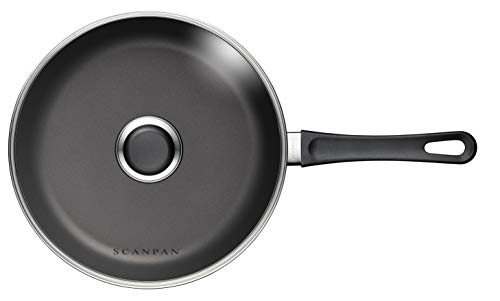 Scanpan Classic 2.75 quarts (10 1/4 inch) Nonstick Saute Pan with Lid – Compatible with Gas and Electric Stovetops, Metal Utensil Safe, Oven Safe to 500°F, Dishwasher Safe - Image 4