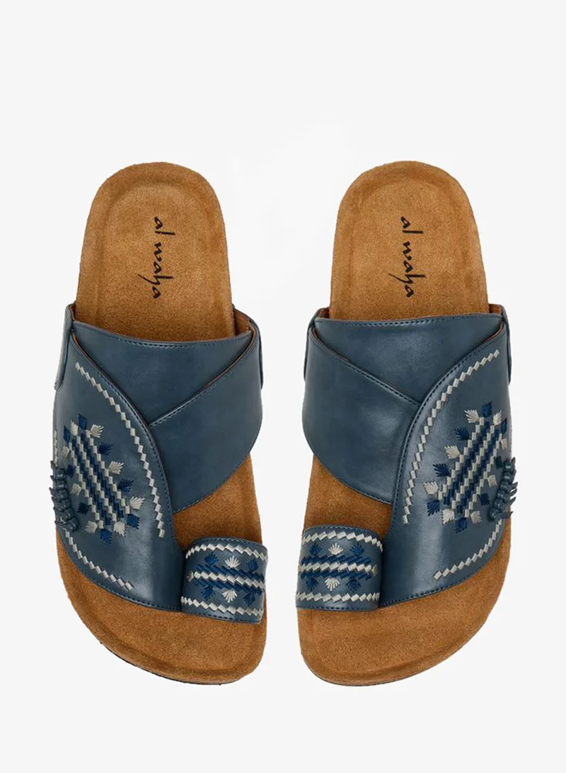 الواحة صنادل رجالية مطرزة تشكيلة رمضان