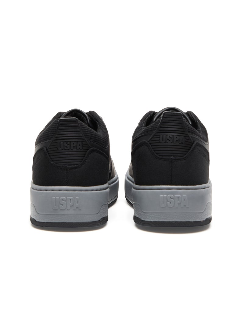 Men's Black Low-Top Casual Sneakers - Dual-Tone Sole Lace-Up Design for Everyday Style - pzsku/ZE5465CA4117E1EA6E831Z/45/_/1731665777/f3c12499-84a8-48e1-bdaa-df375621ed57