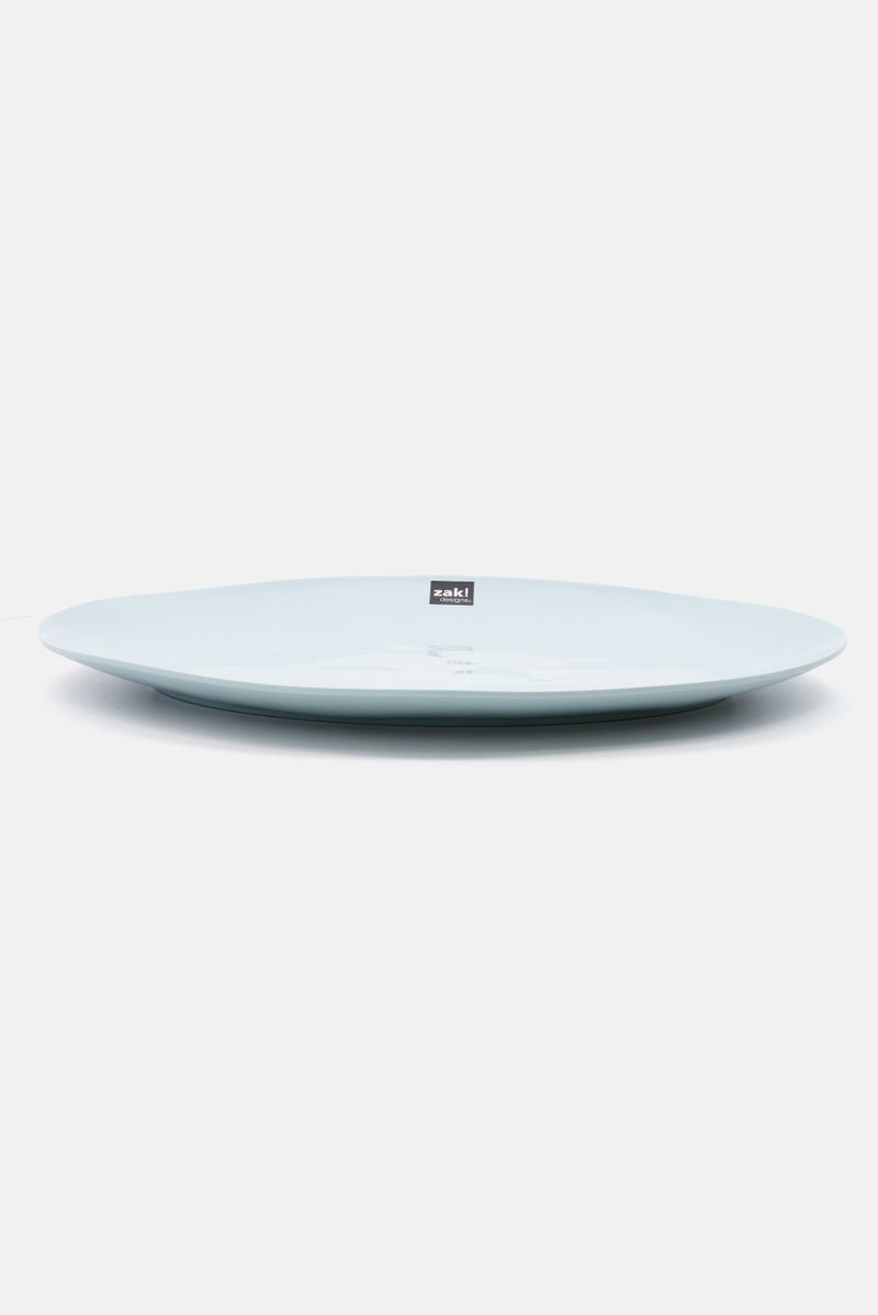 Zak Designs Porcelain Serving Platter, Light Blue - Image 2