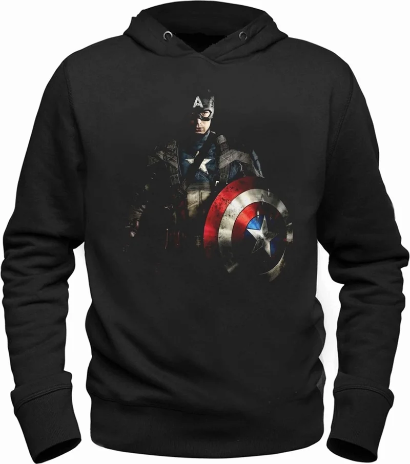 الفا تيشيرت Alpha Tshirt Captain America Hoodie Sweatshirt