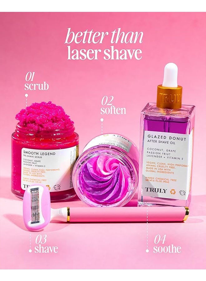 Truly Glazed Donut After Shave Oil 90ml, Replenishes Moisture, Razor Bumps Treatment for Women, Skin Tightening Serum for Body, Body Oil for Hair Treatment - Image 5