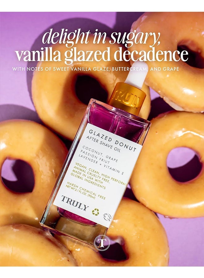 Truly Glazed Donut After Shave Oil 90ml, Replenishes Moisture, Razor Bumps Treatment for Women, Skin Tightening Serum for Body, Body Oil for Hair Treatment - Image 4