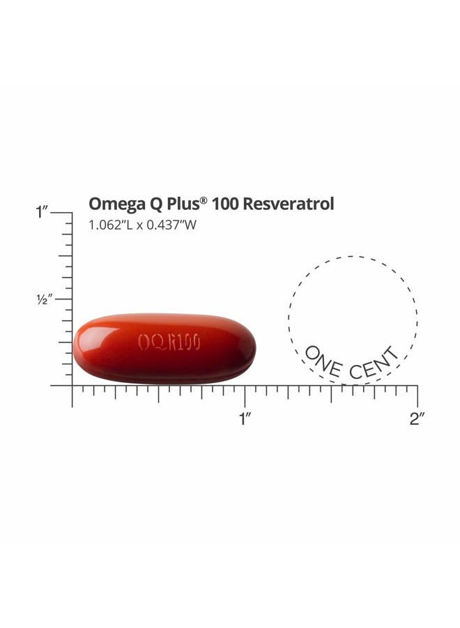 Dr. Sinatra Omega Q Plus 100 Resveratrol – Omega-3 Supplement Supports Heart Health and Provides Antioxidant Power with 100mg of CoQ10 and Resveratrol (60 softgels) - Image 4
