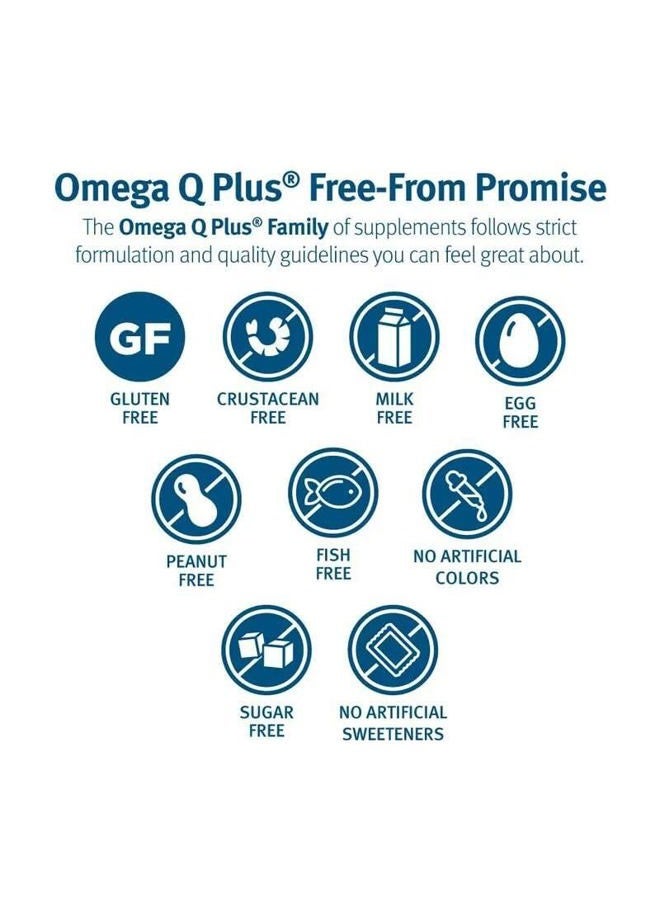 Dr. Sinatra Omega Q Plus 100 Resveratrol – Omega-3 Supplement Supports Heart Health and Provides Antioxidant Power with 100mg of CoQ10 and Resveratrol (60 softgels) - Image 5
