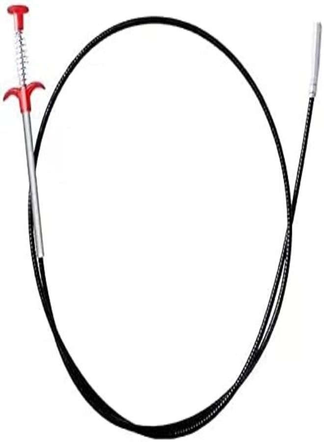 أداة تسليك المصارف المرنة لإزالة الشعر والانسدادات – منظف أحواض ومجاري متعدد الاستخدامات - Image 1