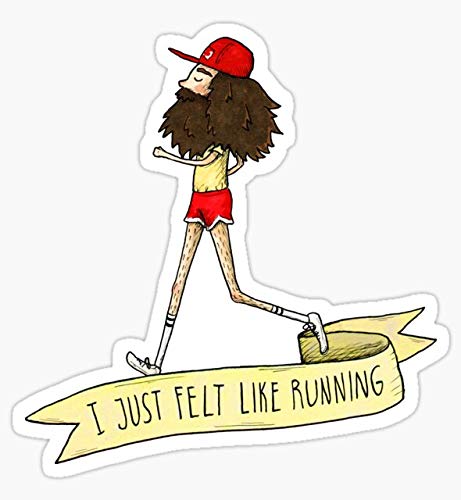 Forrest Gump I just Felt Like Running Sticker Graphic Auto Wall Laptop Cell Truck Sticker for Windows Cars Trucks