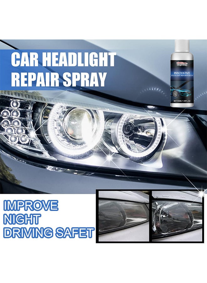 RAYHONG Innovative Car Headlight Renewal Polish, Car Headlight Repair Fluid, Headlight Polish, Headlight Restoration Kit, Instantly Remove Oxidation, Dirt and Haze, 50ML  - Image 5