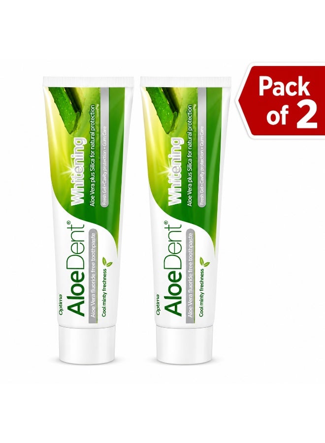 ALOEDENT ORIGINAL WHITENING TP 100ML (PACK OF 2) - Image 1