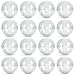 Entervending Empty ClearColored Round Capsules 2 inch 25 pcs Bulk 7 Colors Capsule for Toy Gumball Machines Plastic Containers Surprise for Kids Party - Image 2