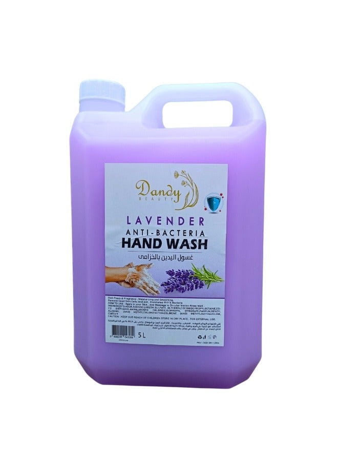 DANDY Hand Wash Lavender Anti Bacterial 5L - Image 1