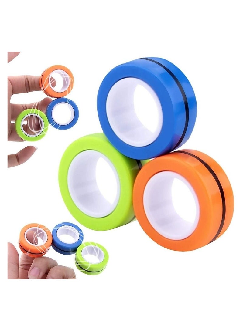 Fitto Magnetic Rings - Unique and Fun Novelty Toy For Stress Relief and Entertainment - Image 1