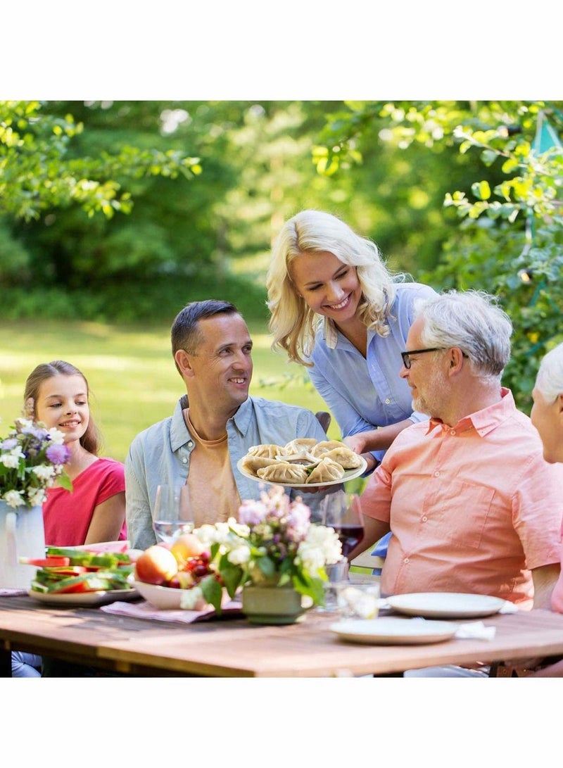 NIBEMINENT Dumpling Maker, 2 Pieces Molds, Skin Roller, 3 Cutter Pie Ravioli Empanadas Press Mold, Stainless Steel Kitchen Accessories - Set of 6 pcs - Image 4