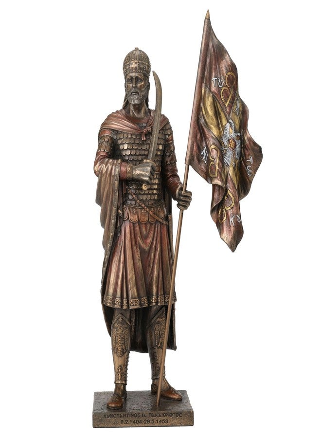 Veronese Design Resin Statues Byzantine Emporer Constantine Xi Palaiologos Bronze Finish Statue 6.25 X 12 X 3.5 Inches Bronze - Image 1