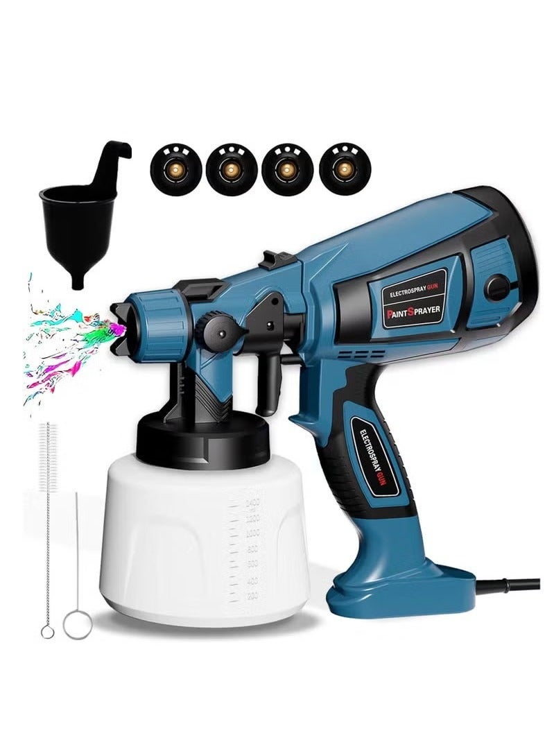 Arabest Electric Paint Sprayer,800W,1400ml Capacity, Paint Tools Ideal for Furniture House Painting 4 Nozzles and 3 Patterns, Easy to Clean for Cabinets, Fence, Walls, Door, Garden Chairs - Image 1