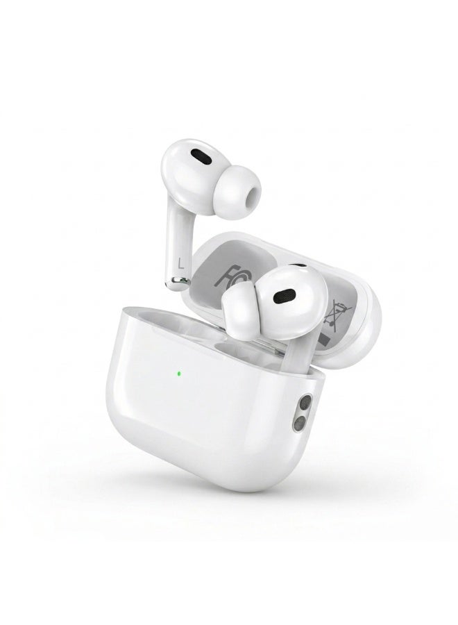 فيفث إيليمنت سماعات FIFTH ELEMENT CORE AirBuds اللاسلكية الحقيقية بصوت عالي الدقة (HD Voice) مزودة بتقنية Bluetooth 5.3 وميكروفونات ENC لعزل الضوضاء مع علبة شحن – اللون الأبيض - Image 1
