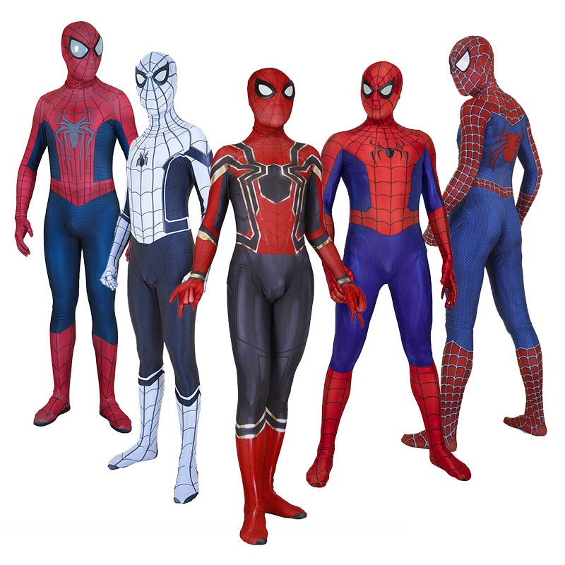 Spider Hero Cosplay Bodysuit One-Piece Jumpsuit for Kids and Adults Halloween Party Costume - Image 3