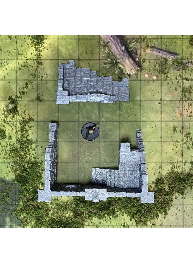 Extruded Gaming Building Ruins Set 3A - Image 4