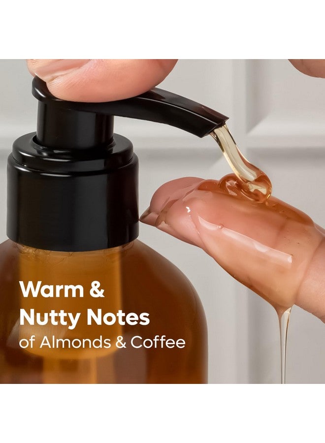 إم كافيين غسول الجسم بالقهوة واللوز لتغذية البشرة | رائحة اللوز والجوز | منظف الجسم الغني بفيتامين E للبشرة الناعمة والمرنة | جل استحمام خالي من الكبريتات للرجال والنساء 200 مل - Image 3