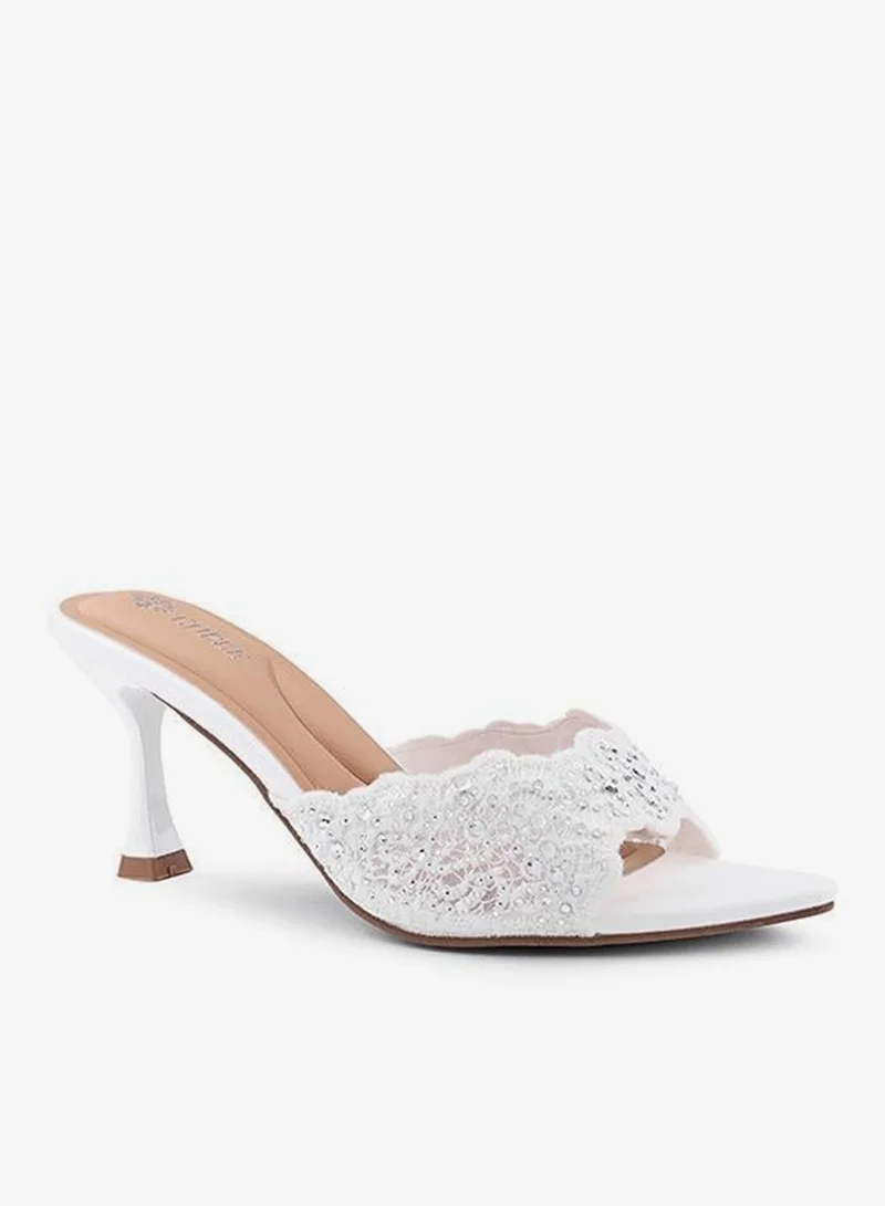 كابلي صنادل بكعب أنيقة للنساء