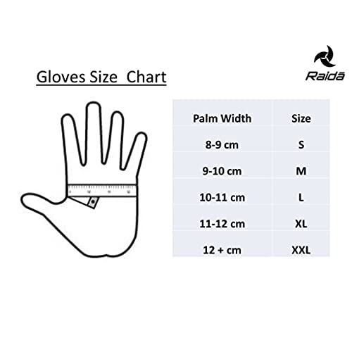 Raida Avantur MX Motorcycle Gloves | Touch Screen Compatible | Vegan Friendly | Daily Commute Gloves (S, Red) - Image 5