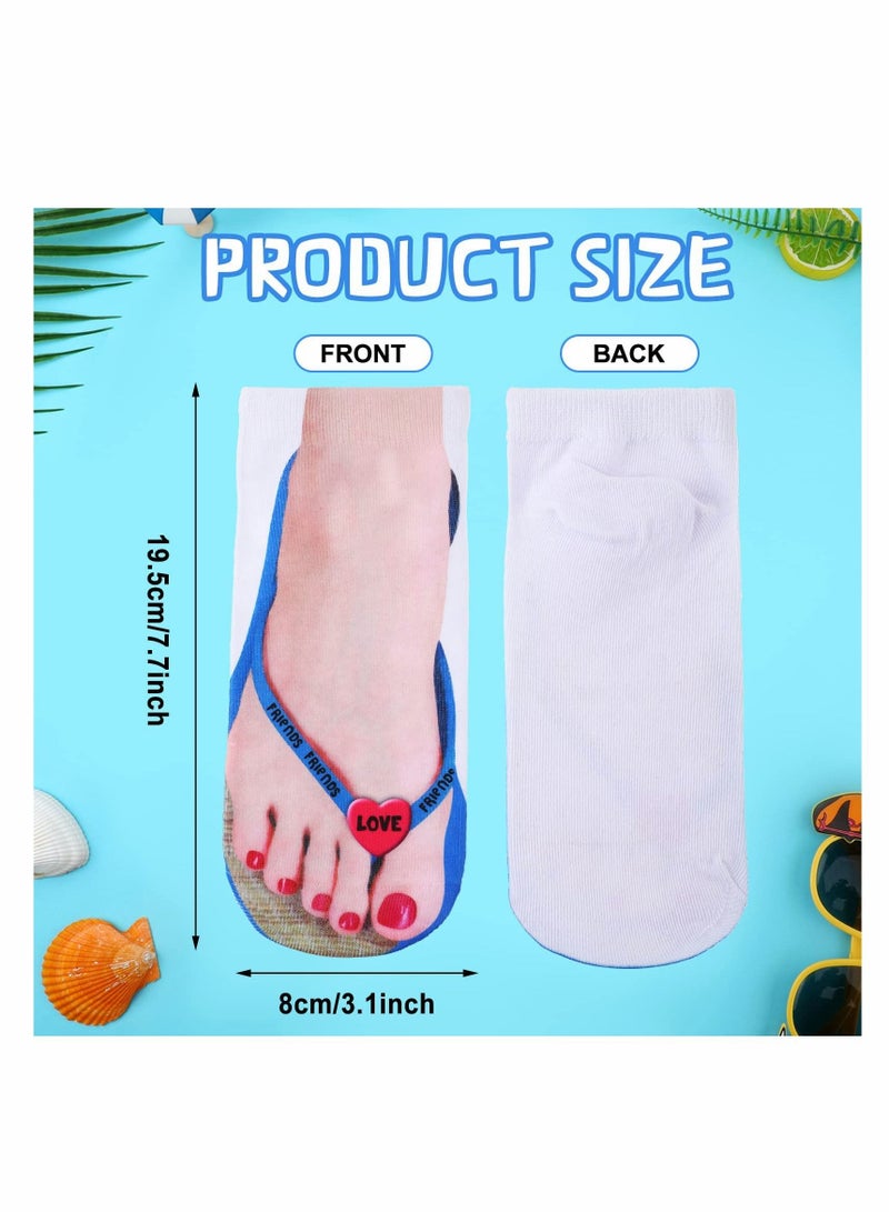 KASTWAVE Women's 3D Socks Low Cut Running Athletic Socks 10 Pairs - Image 4