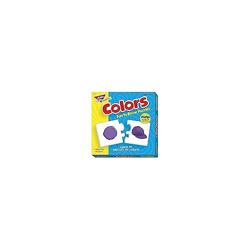 Trend Enterprises Colors Fun-to-Know Puzzles by TREND Enterprises, Inc.; 48 Sturdy Pieces for Early learners - Image 2