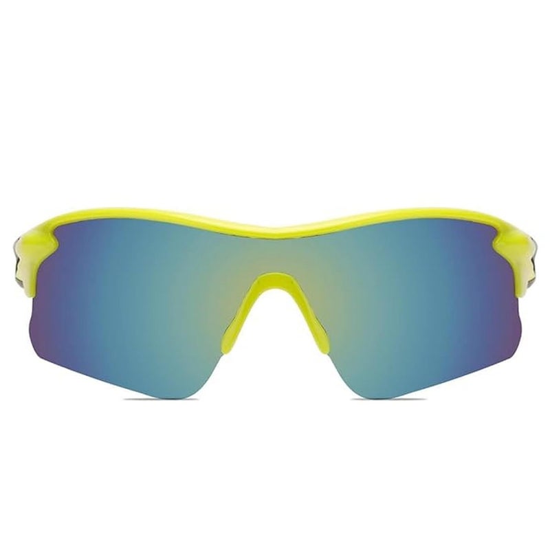 Dervin Non Polarized Oversized Sports Sunglasses for Men Women, Outdoor Cricket Cycling Hiking Fishing Sunglasses - Image 2