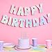 xo, Fetti xo Fetti Iridescent Happy Birthday Foil Banner 5 Ft Bday Party Decorations 70s Cool Birthday Decor Sweet 16 21st - Image 3
