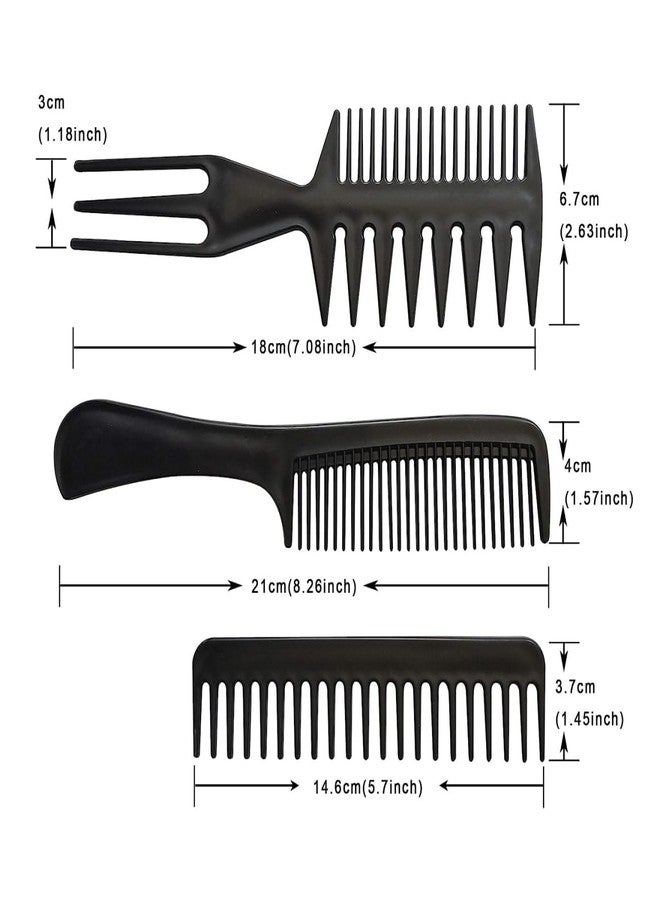 VIPREKHO 10PCS Hair Stylists Professional Styling Comb Set Variety Pack Great for All Hair Types & Styles Salon Hair Cut Styling Hairdressing Anti-Static Barbers Combs Brush Set - Image 4