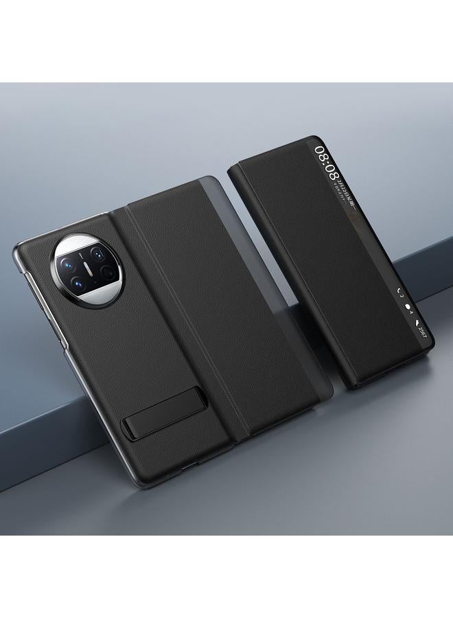 S-TOP Case For Huawei Mate X3 Leather All-inclusive Phone Case with Holder - Image 3