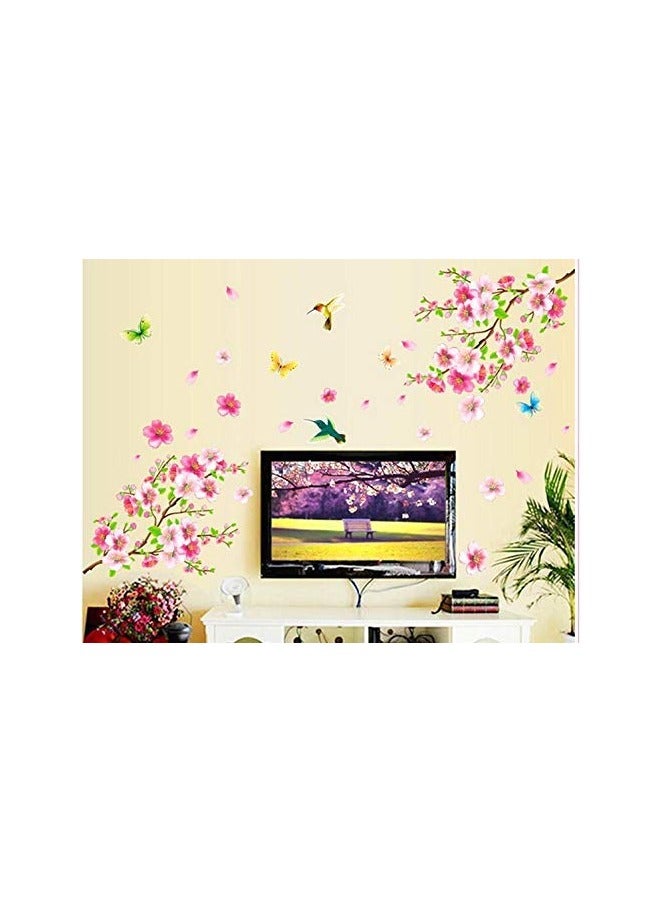 Green Tiger Plum Wallpaper Removable Wall Stickers home Decals - Image 2