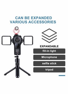 KASTWAVE Aluminum Alloy Case for Insta360 ONE RS 1 Inch 360 Edition Accessories, Frame Protector Housing Shell with Hot Shoe Interface  - Image 2