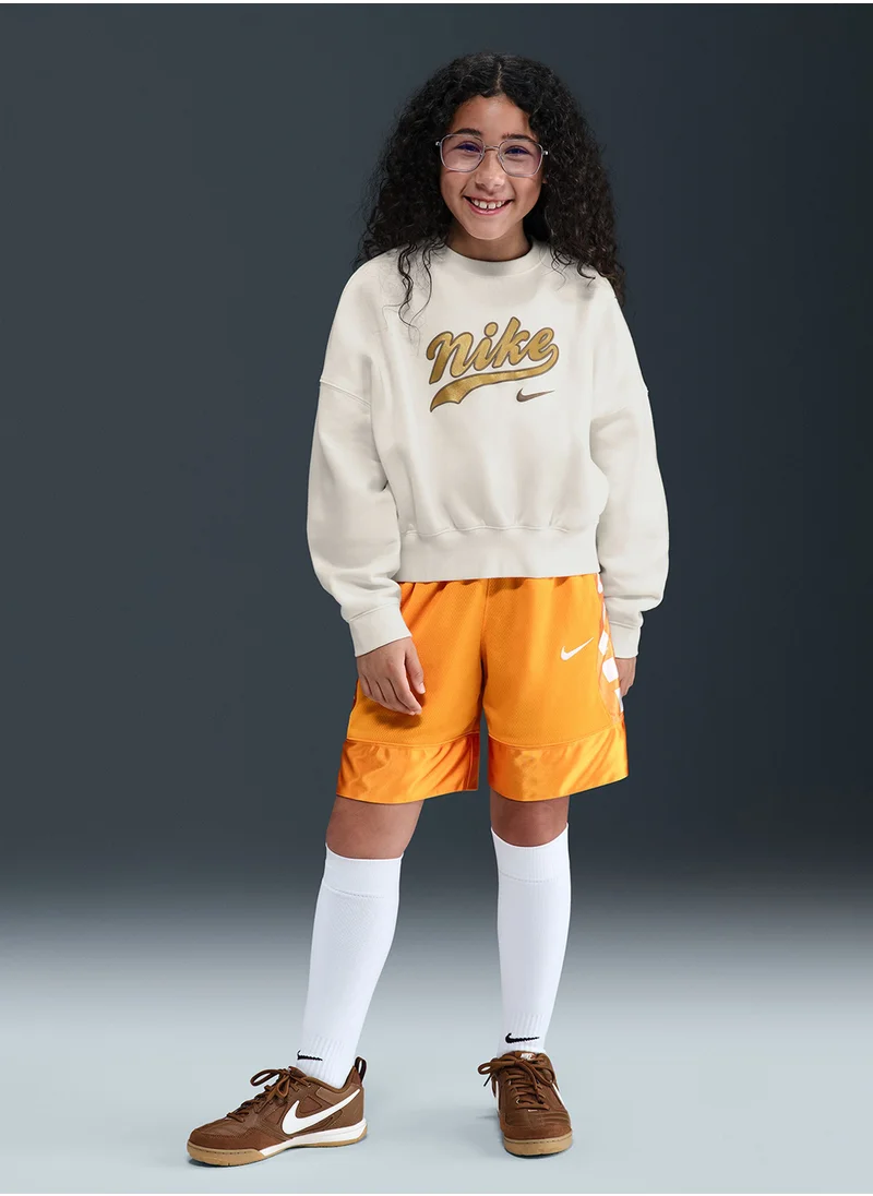 نايكي Youth Nsw Trend Fleece Cropped Sweatshirt