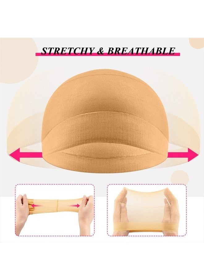 eBoot - eBoot 3 Pack Wig Caps (Neutral Nude Beige and Black Mesh) - Image 1