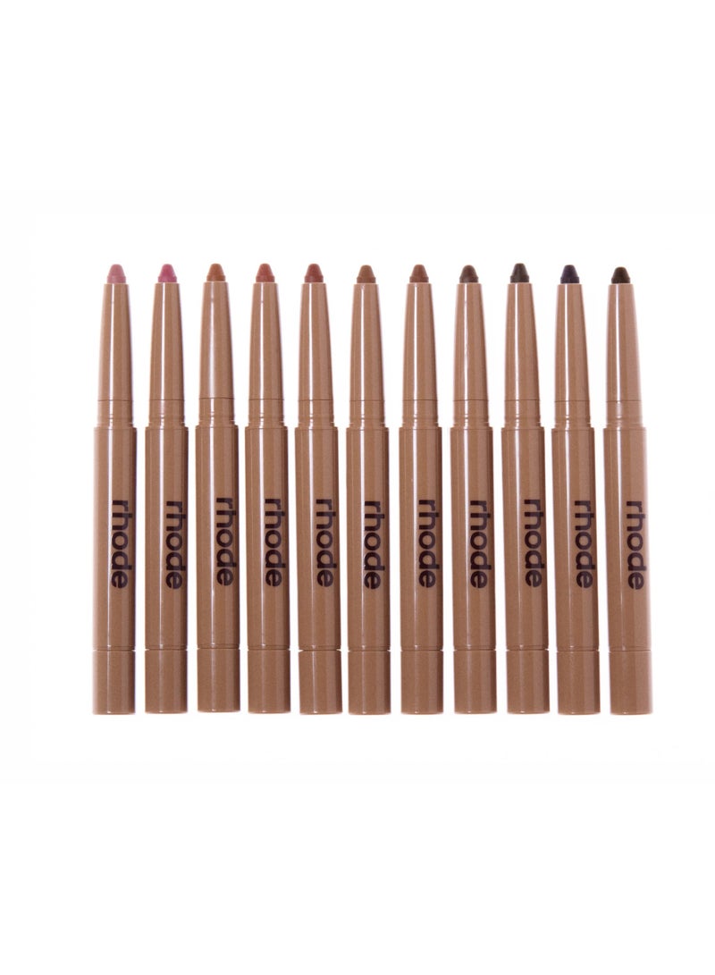 Rhode Lip Shape Contour Stretch Neutral Mocha Brown - Image 2