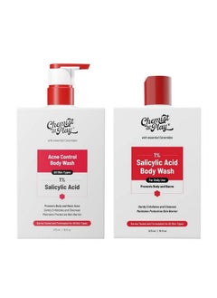 Chemist at Play Acne Control Body Wash With Ceramides ; 3% Pentavitin + 1% Salicylic Acid ; For Sweaty Oily Normal & Dry Skin ; For Back Acne (Bacne) Bumpy Texture & Smooth Skin Texture ; 473 Ml  - Image 3